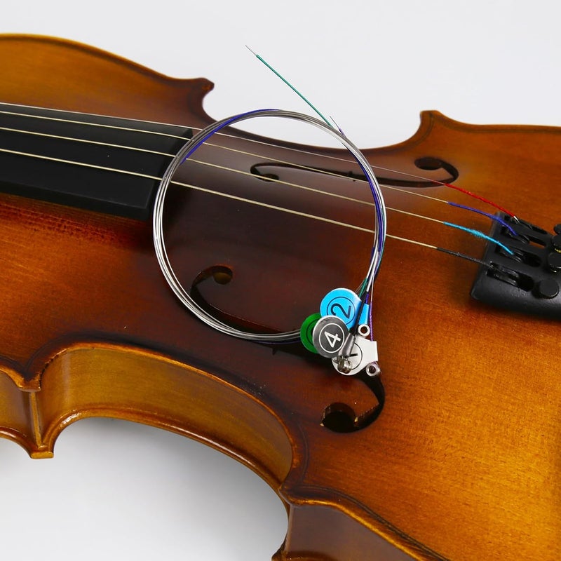 Danchet Violin Strings 4/4 Full Set Senior Level, Ball End, Nickel Silver Wound 305… - Image 3